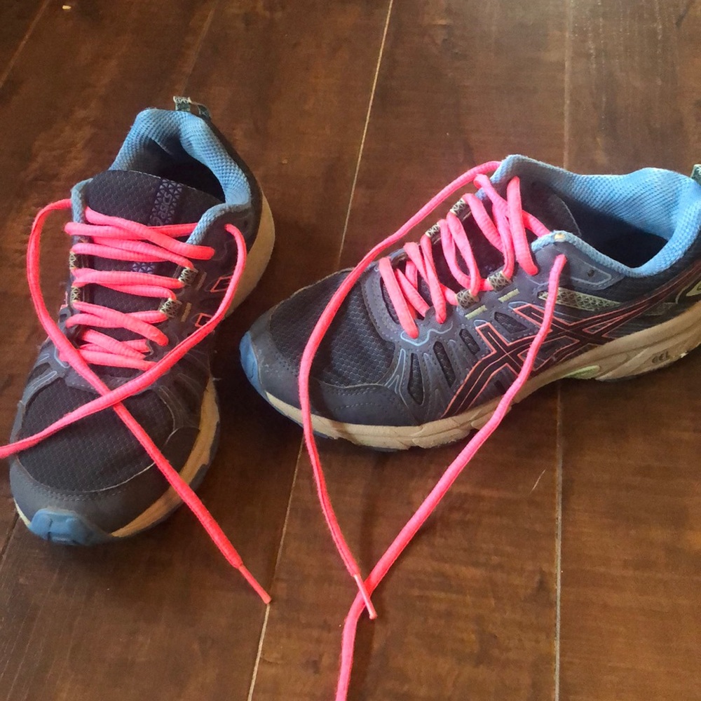 Girls Asics running shoes
